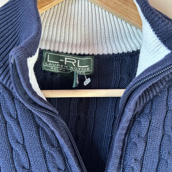 Vintage Ralph Lauren Crested Zip Up - Picture 3 of 5